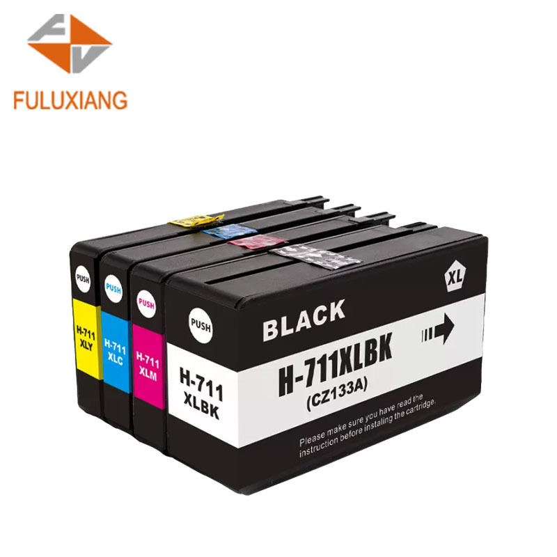 FULUXIANG Compatible HP 711 711XL 711 XL 711 xl 711xl Ink Cartridge for HP Designjet T120 T520 Printer