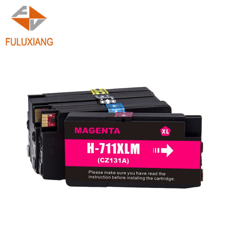 FULUXIANG Compatible HP 711 711XL 711 XL 711 xl 711xl Ink Cartridge for HP Designjet T120 T520 Printer