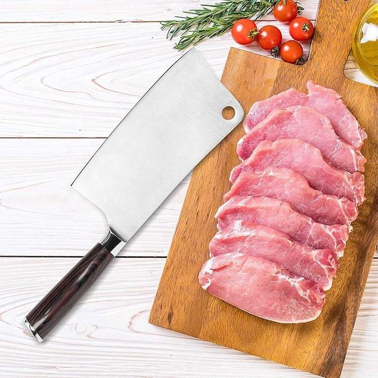 Custom Professional Butcher Stainless German Steel Chopper Cleaver Chef Knife