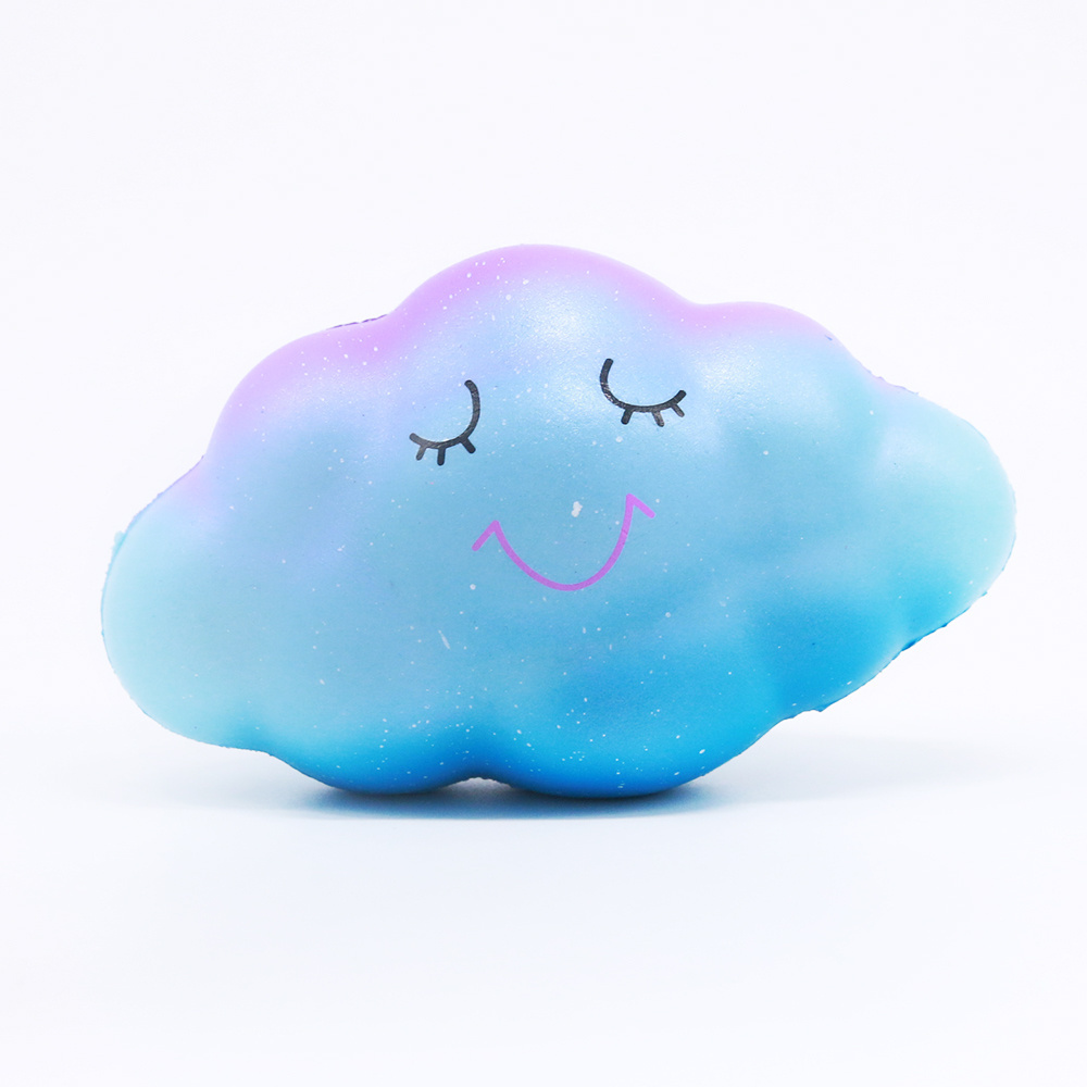 Free Shipping Slow Rising Squishies Galaxy Cream Scented Kawaii Slime Cloud Squishy Squeeze Toy