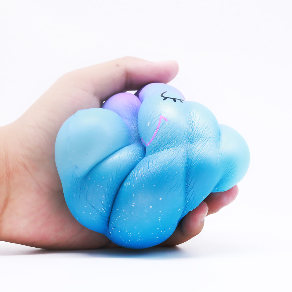 Free Shipping Slow Rising Squishies Galaxy Cream Scented Kawaii Slime Cloud Squishy Squeeze Toy