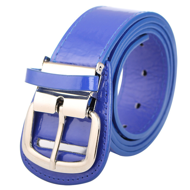 Glossy Baseball Belt Men's and Women's Student Baseball Sports  Casual Golf Softball Pant Belt  pu belts