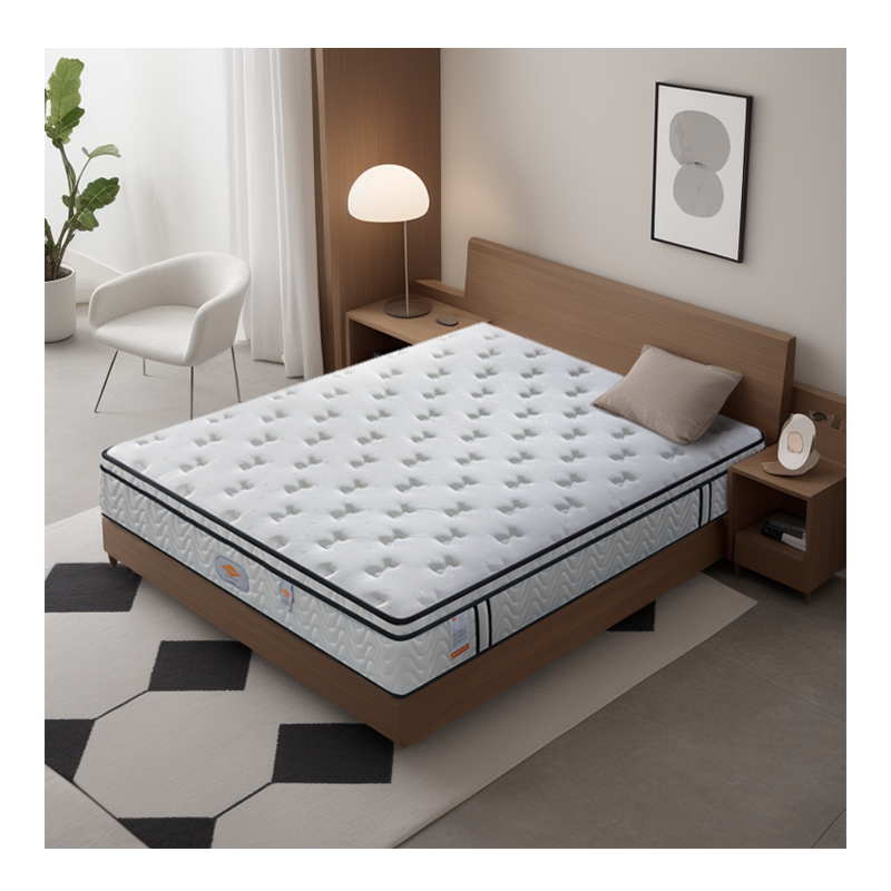 Euro Style King Size Hotel Bed Mattress Sleep Well Latex Foam Compressed Independent Pocket Spring Mattress In A Box