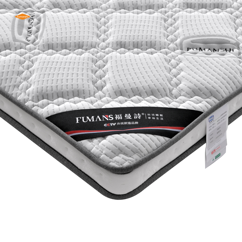 Cheap Price Twin Queen King Size Euro Top Bed Mattress Pad  Soft Foldable Spring Mattress Topper For Hotel Furniture Sets