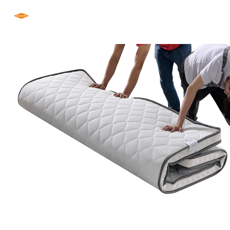 Cheap Price Twin Queen King Size Euro Top Bed Mattress Pad  Soft Foldable Spring Mattress Topper For Hotel Furniture Sets