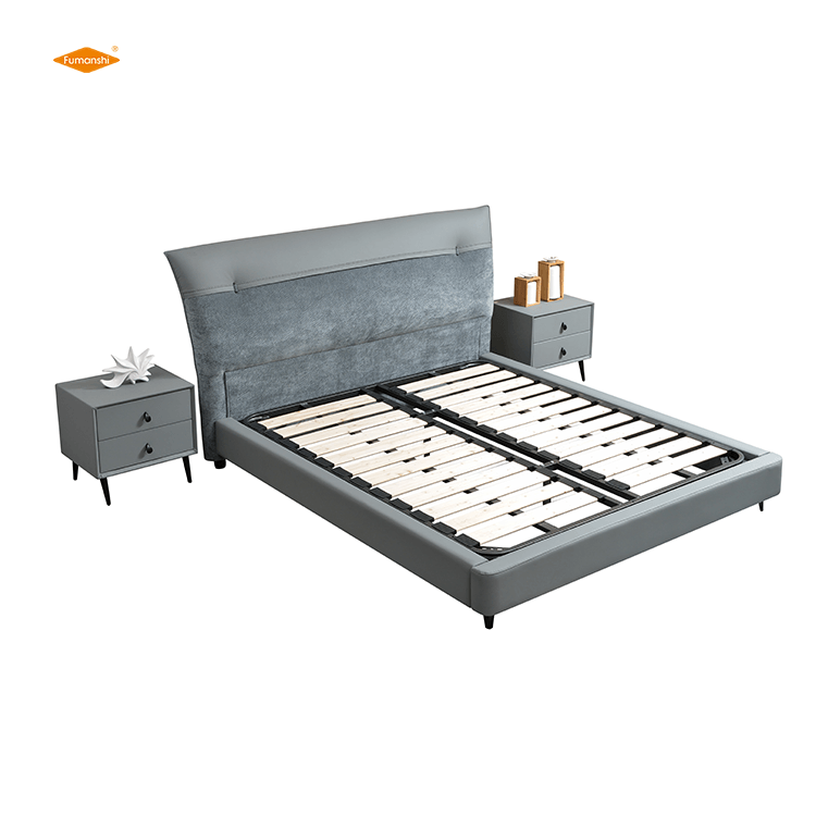 Hot-Sell Simple And Light Luxury Bed Frame Modern Bedroom Furniture American Style Beds King Bed Frame For Room Or Luxury Hotel