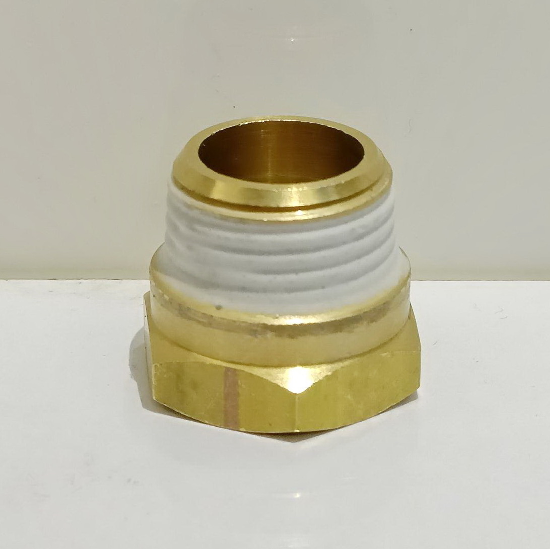 Quality Guarantee Easy To Install 22Mm Short Brass Reducing Couplings Water Pipe Fittings