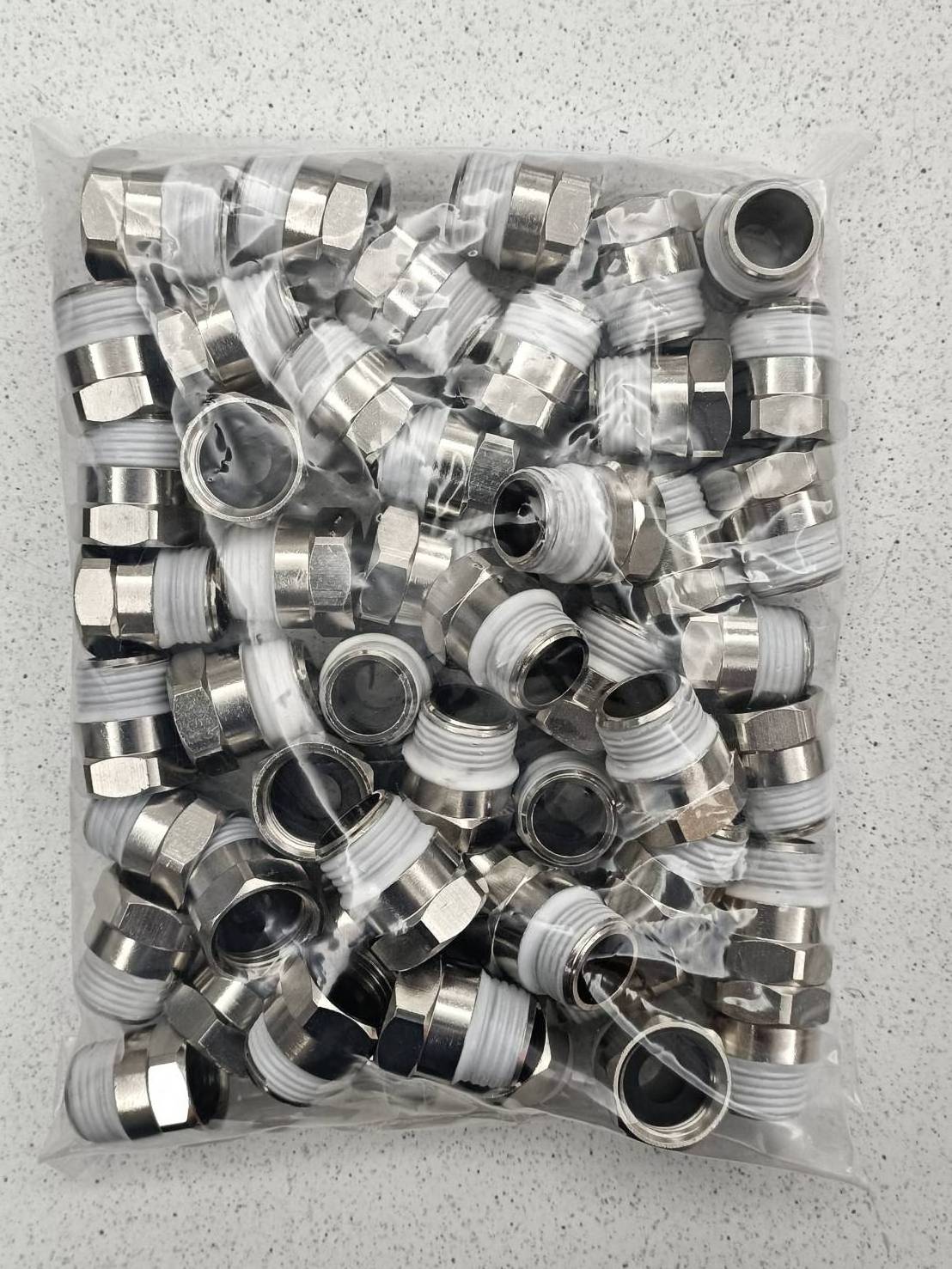 Careful Selection Water Pipe Inner And Outer Fittings 28Mm Long Threaded Couplings