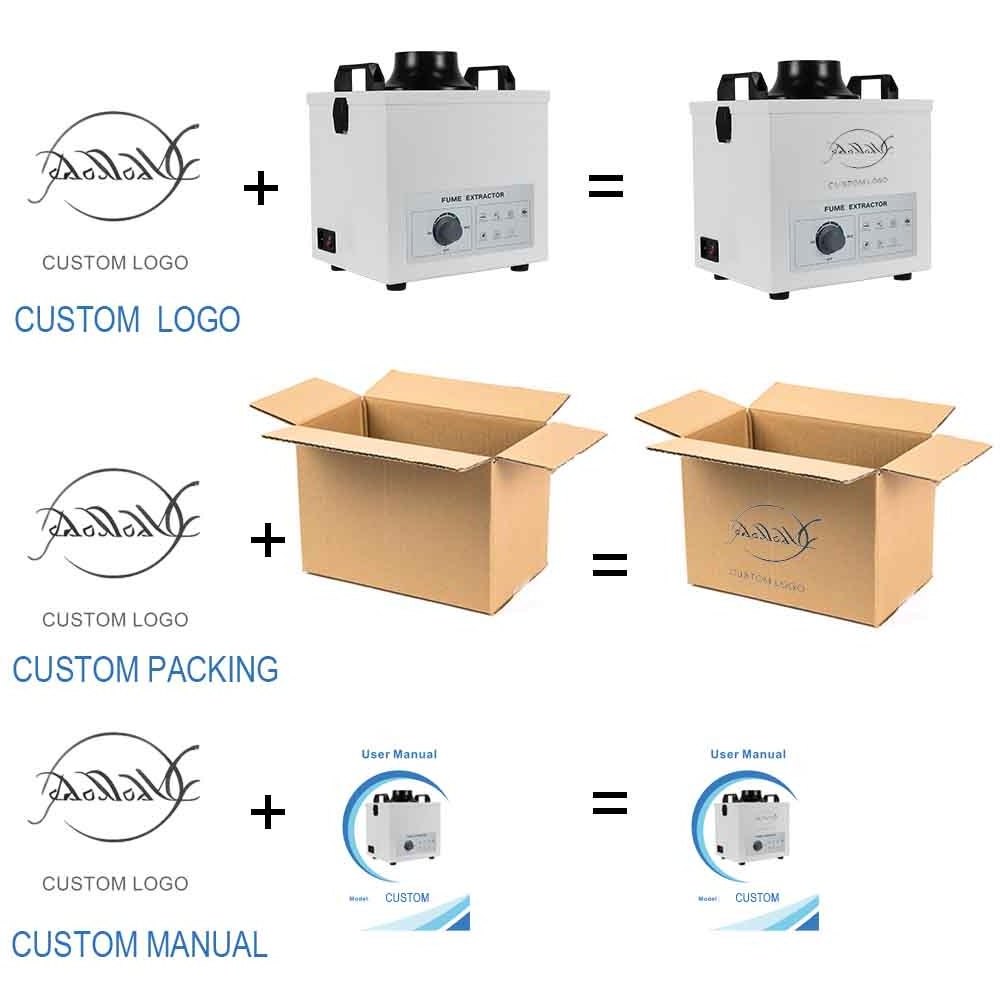 best price industrial oil beauty nail salon hair dtf soldering welding smoke dust colector and fume extractor for laser cutter