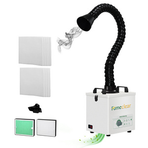 best price industrial oil beauty nail salon hair dtf soldering welding smoke dust colector and fume extractor for laser cutter