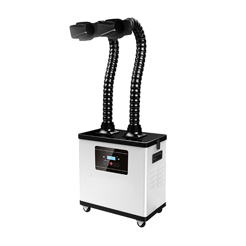 2 Suction Arm Beauty Salon Smoke Extractor