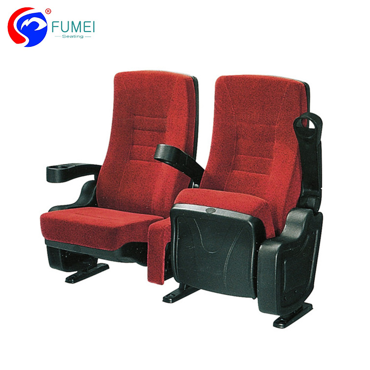 Modern Cinema Chairs Prices,Luxury cinema seat theatre cinema movie chair with drink holder,Fabric cinema chair manufacturer