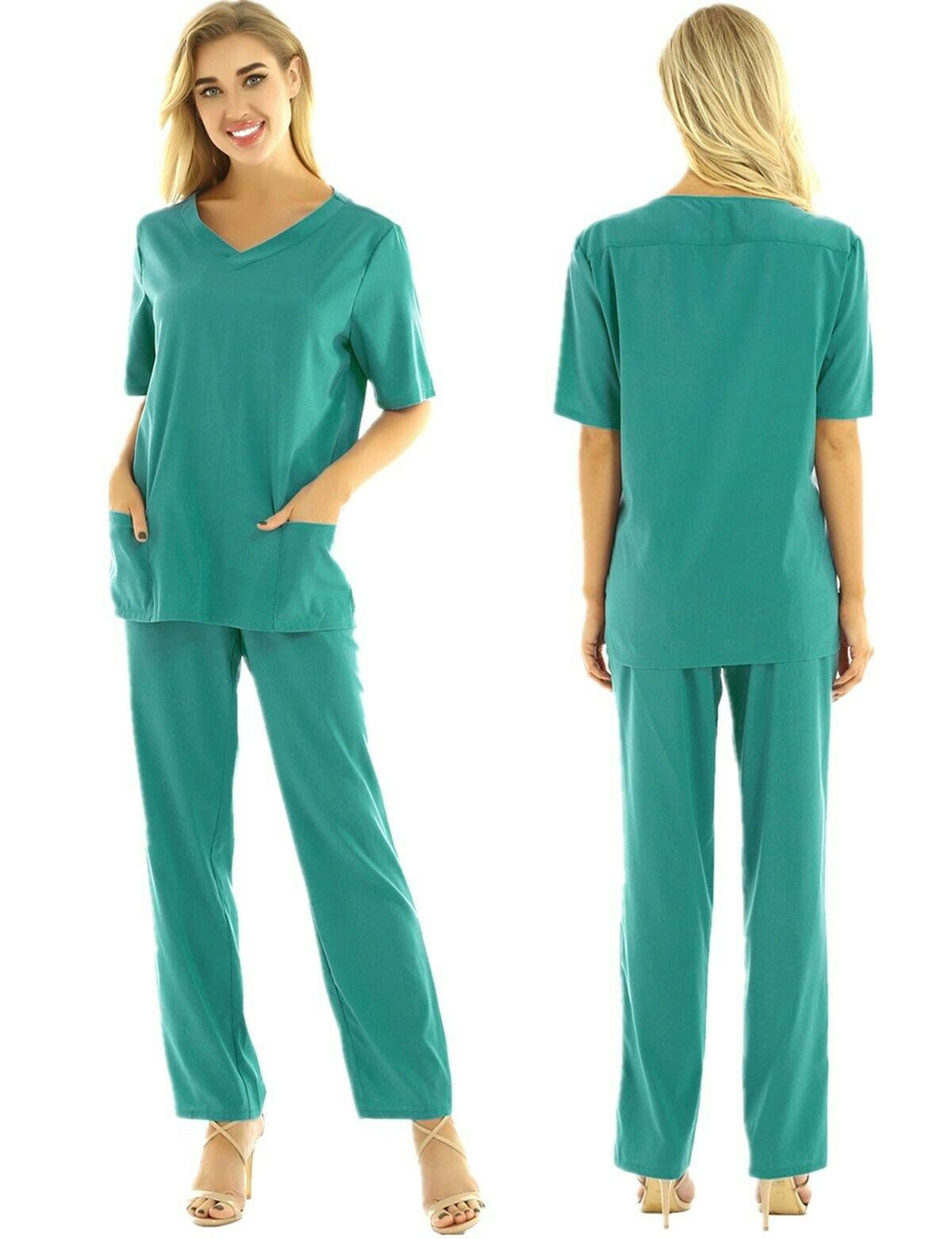 Fuxin Fuyi Apparel Hospital nurse scrub set nurse uniform medical scrubs textil scrubs dropship sets hospital girls uniform