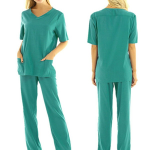 Fuxin Fuyi Apparel Hospital nurse scrub set nurse uniform medical scrubs textil scrubs dropship sets hospital girls uniform