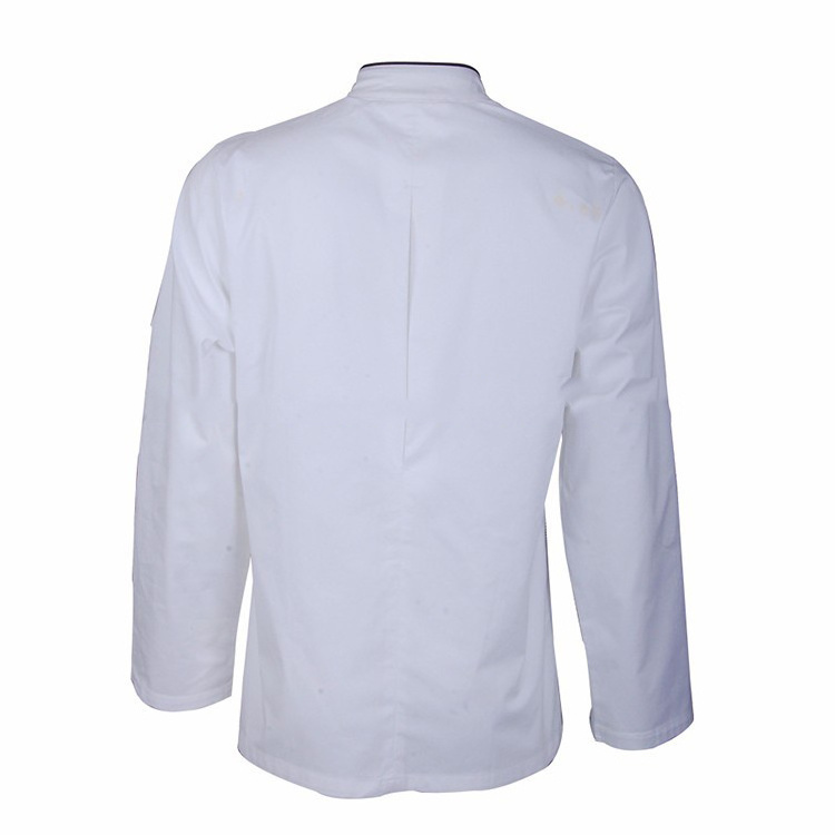 Chef Coat Uniforms Made in Myanmar Cheap Price Customized Fire Resistant Kitchen White Woven Sets Cook Uniform OEM Accept XS-5XL