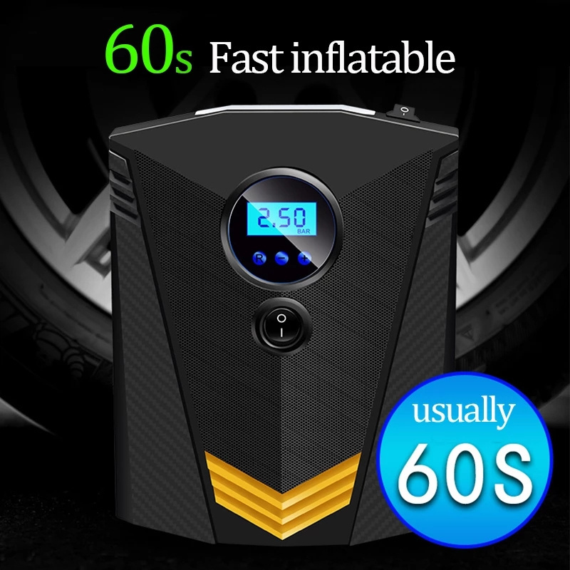 150 PSI Car Digital tire inflator pump 12v Portable tire inflator Wall mounted tire inflator