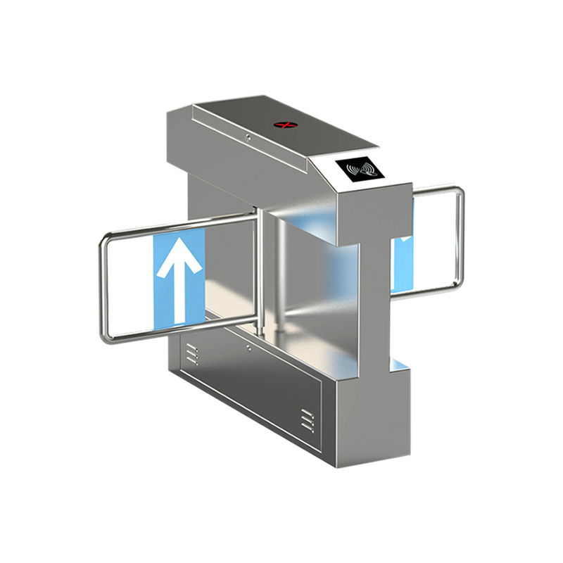 Fumoter Fully Automatic Pedestrian Turnstile Barrier Speed Swing Gate for Commercial Building Hotels