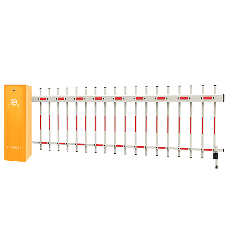 RFID Boom Barrier Parking System Access Control Road Barrier Gate With Ticket Dispenser car parking