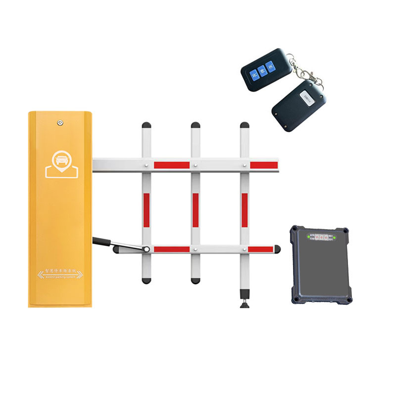 RFID Boom Barrier Parking System Access Control Road Barrier Gate With Ticket Dispenser car parking