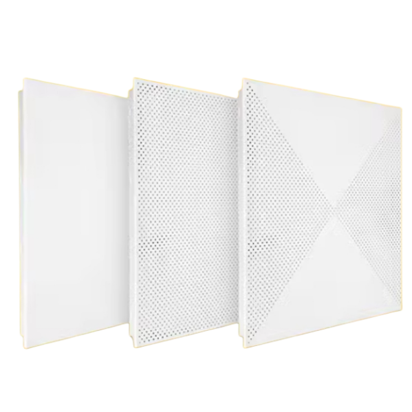 Decorative Suspended Perforated Ceiling Tiles False Ceiling 60x60