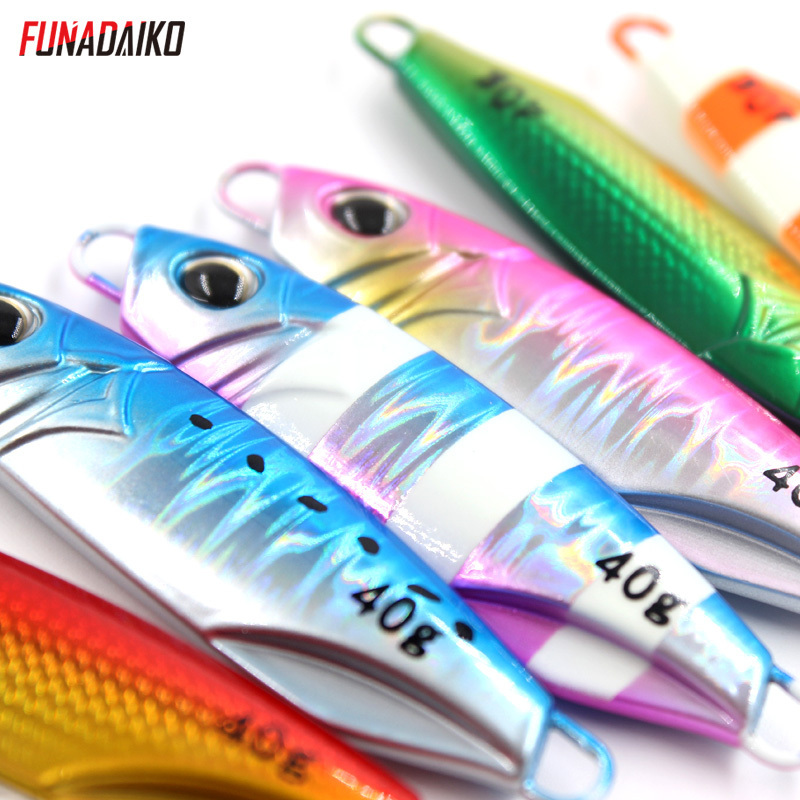 Funadaiko Slow Swing Jig Bait speed metal jig metal lures Hard Metal Fishing Luminous Lead Fish lure For Saltwater