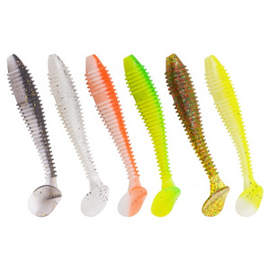 FUNADAIKO worm soft lures fishing artificial silicone bait soft plastic lure attractive lead Hooks swimbait swivel bass tackle