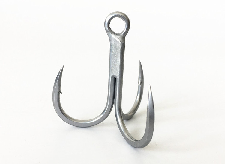 Raptor-Z Strong Treble Hook 1/0 2/0 3/0 4/0 5/0 Saltwater Fishing High Carbon Treble Hook With Barbed 6071-4X-HG