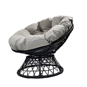 Cushion Patio Swivel Rattan Wicker Papasan Chair Ball Chair Outdoor Round Papasan Chair