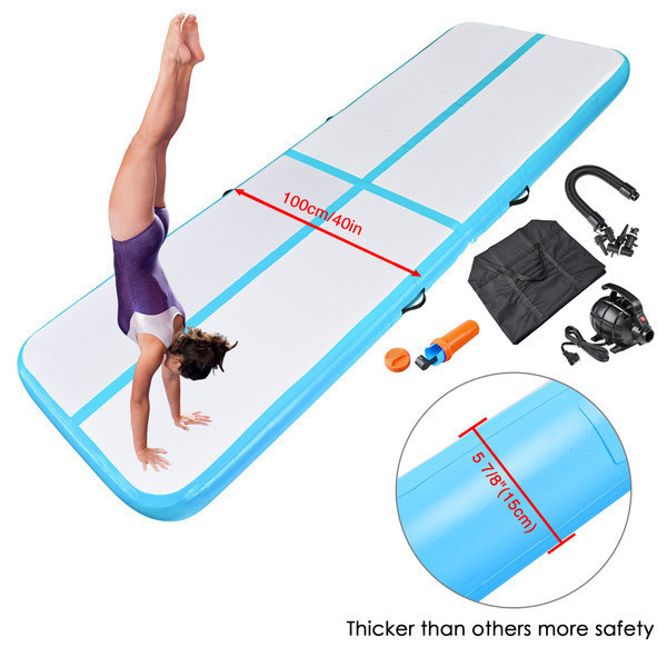 OEM & ODM air track inflatable gymnastics mat cheap airtrack 10m inflatable air track