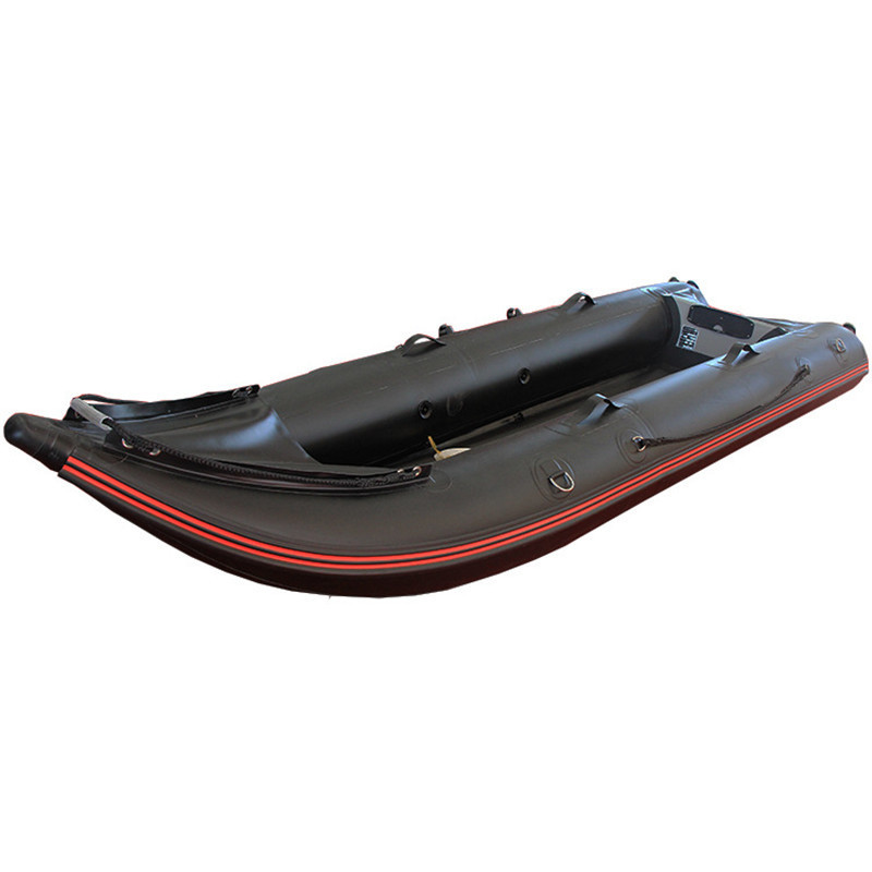 Kaboat inflatable 12ft canoe raft portable aluminum hull tender boat for sale