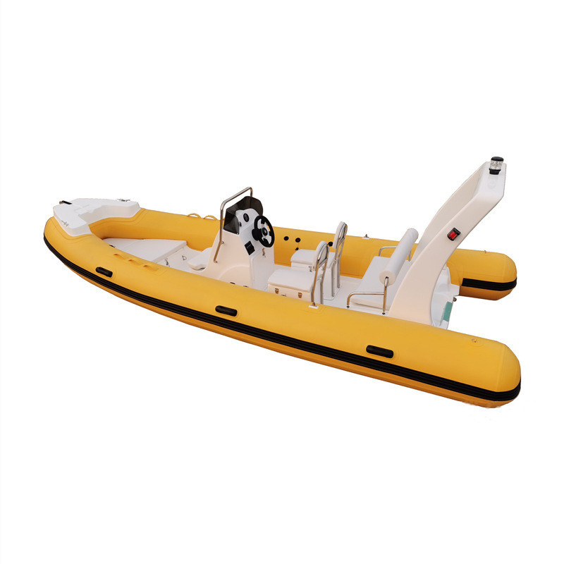 17 Feet  Luxury RIB Boat Rescue Boat with Central Console Steering System