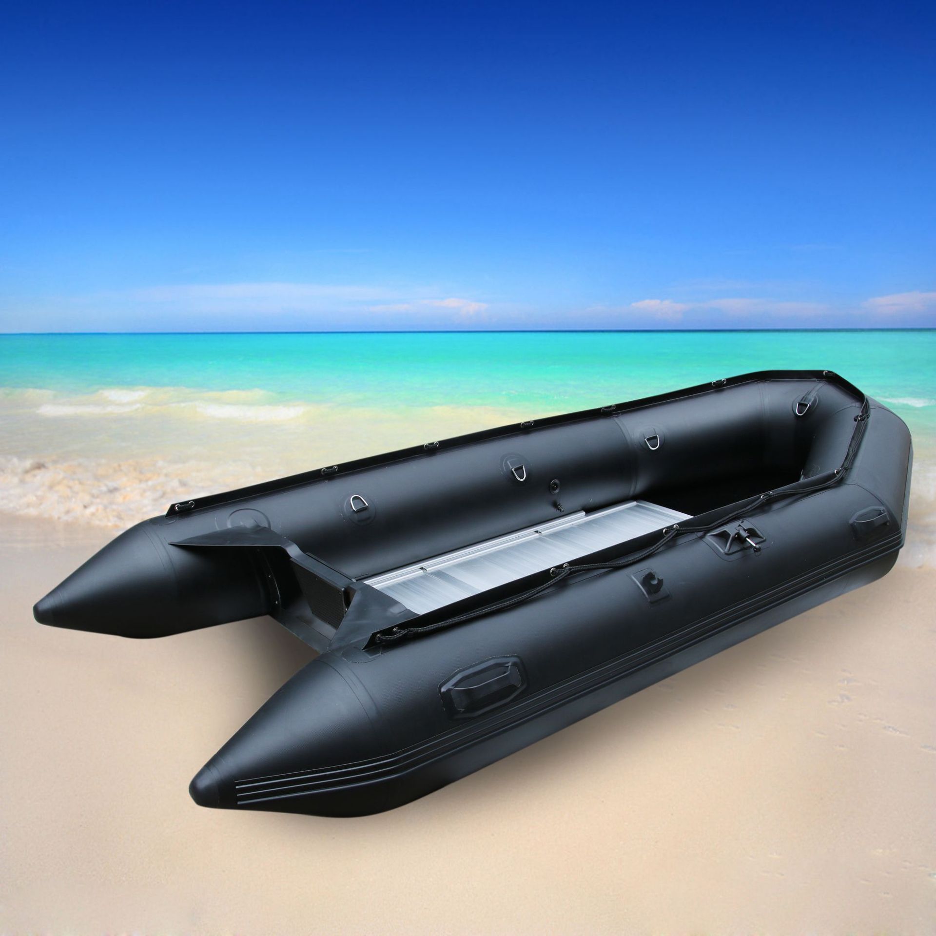 High speed hydro force inflatable boats with inflatable keel customize aluminum floor rowing boat dinghy