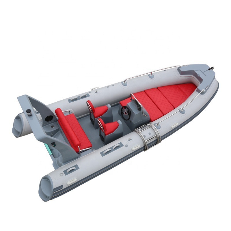 17 Feet  Luxury RIB Boat Rescue Boat with Central Console Steering System