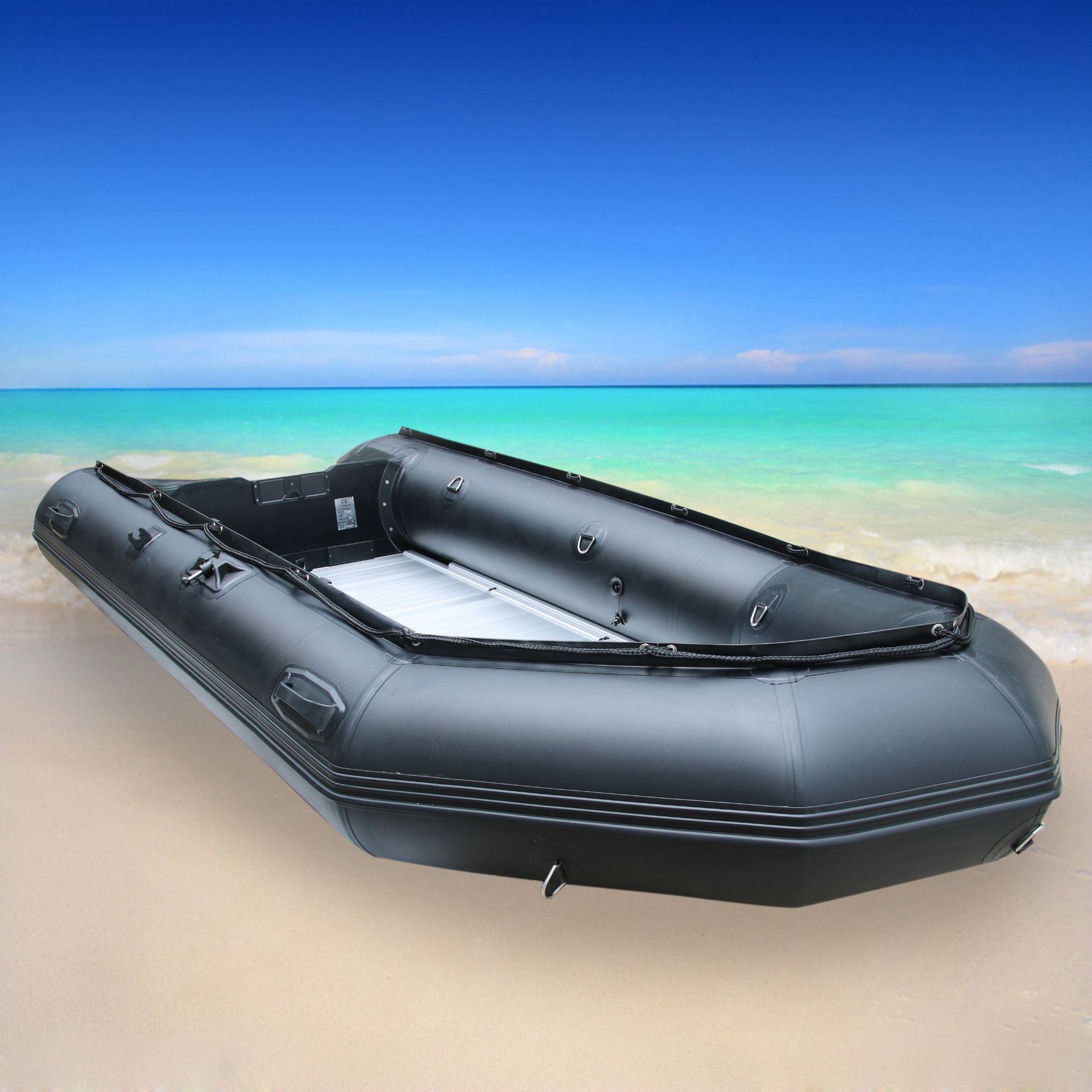 High speed hydro force inflatable boats with inflatable keel customize aluminum floor rowing boat dinghy