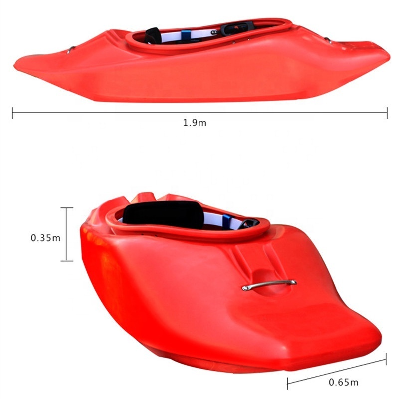 2021 New Sit on top Kayak Whitewater Kayak Drifting Kayak Single Person Plastic Marine Canoe