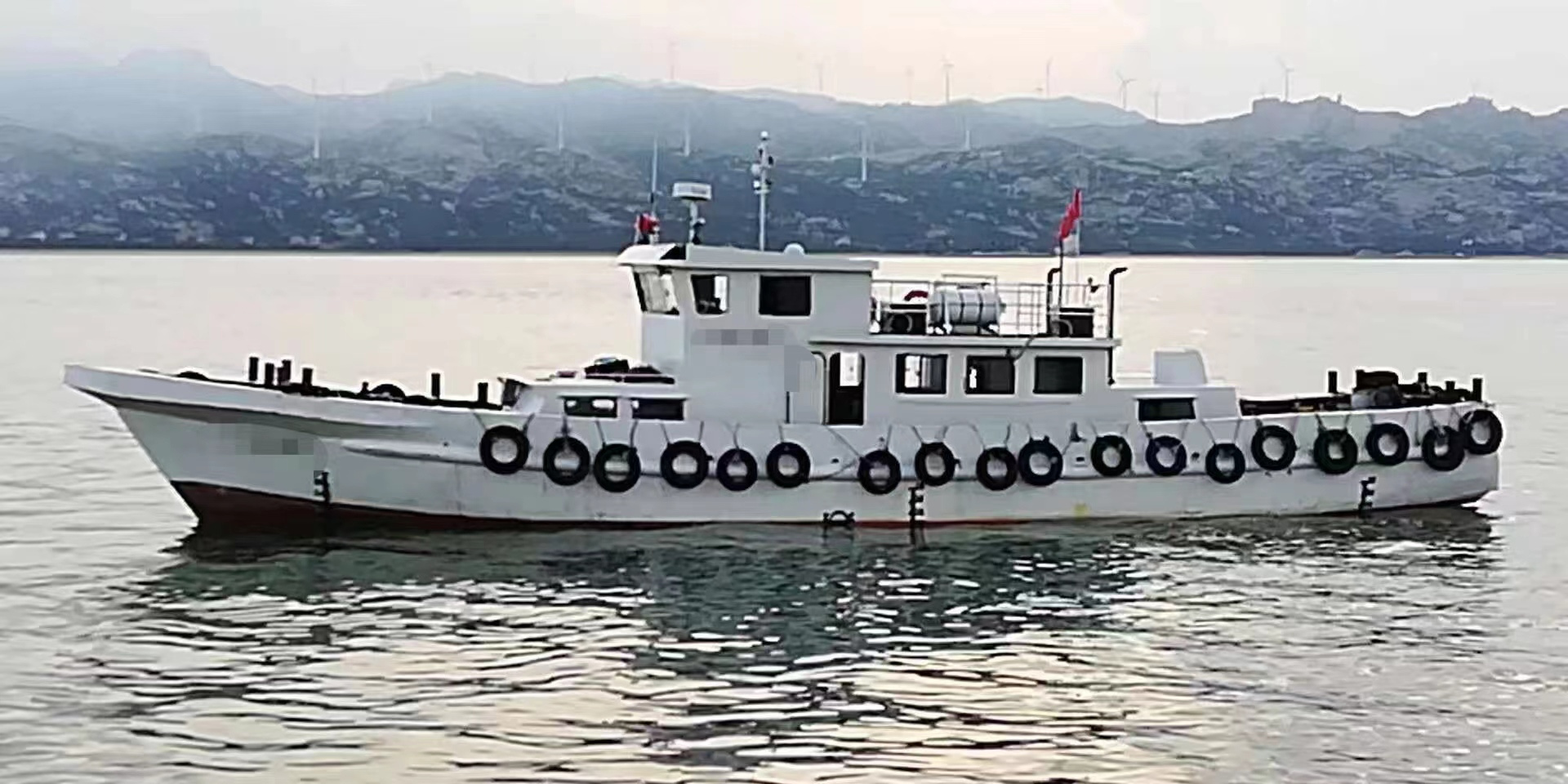 Sale of used  19.8 meter coastal steel traffic boat  built in 2016 China shipyard