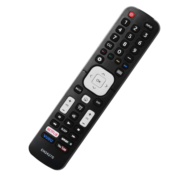 New EN2A27S Replacement Remote Control Compatible with Sharp Hisense LCD LED HDTV Smart TV