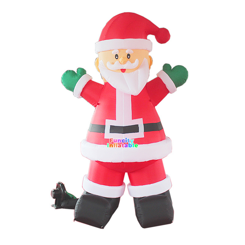 Hot Selling Outdoor drive in Christmas Decoration AD Inflatable Santa Inflatable