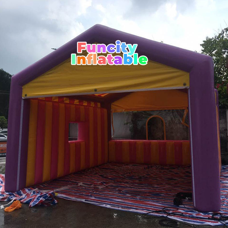 Movable Custom Size Snack Booth Tent Carnival Treat Shop Food Drink Inflatable Concession Stand Tent