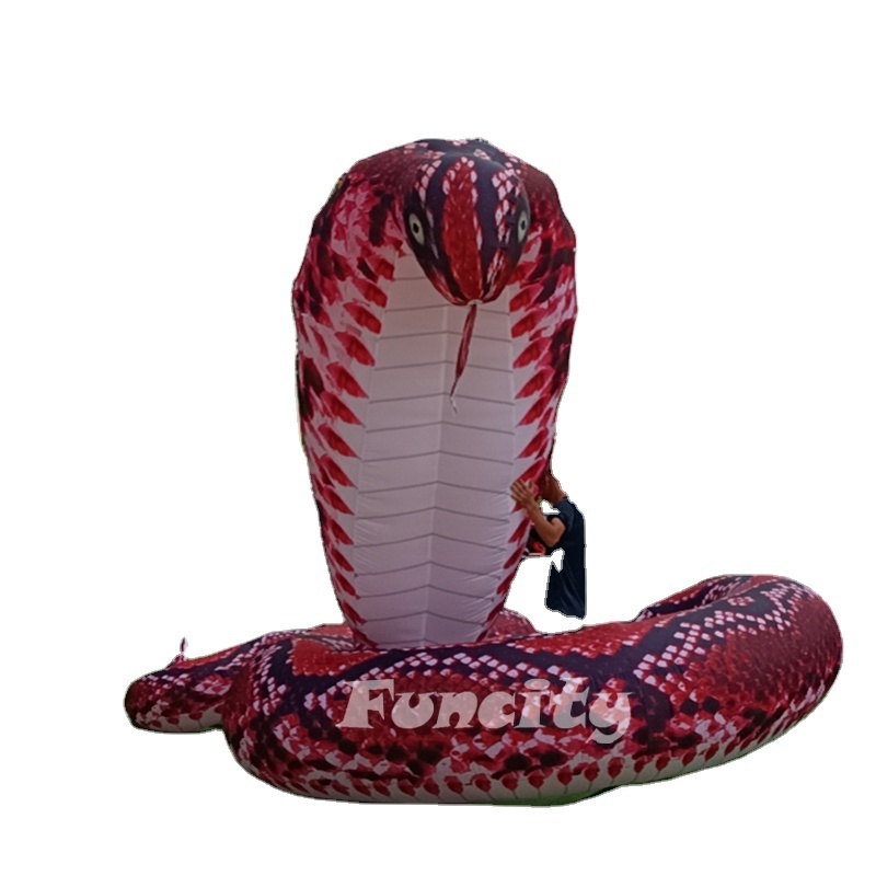 Outdoor commercial inflatable  rabbit decorative advertising model inflatable snake, model for sale