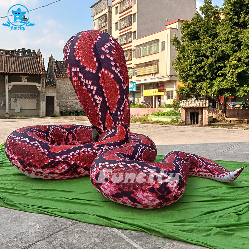 Outdoor commercial inflatable  rabbit decorative advertising model inflatable snake, model for sale