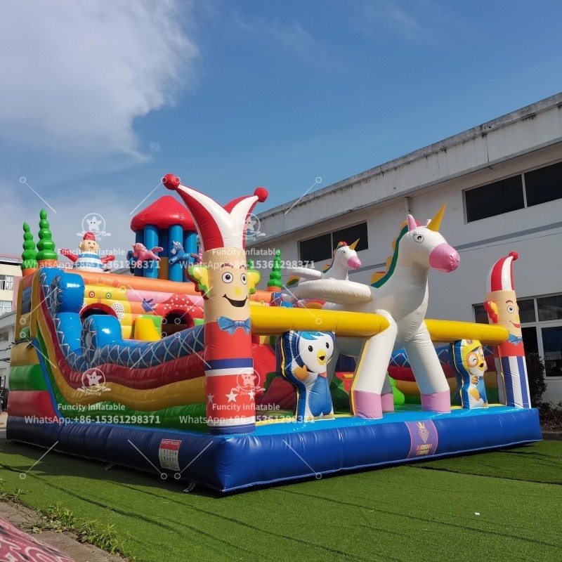 Jumping Castle Air Bouncer Water Slide Combo Bouncing Castle Commercial Inflatable Playground Outdoor For Kids