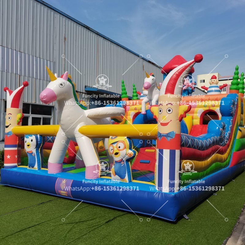 Jumping Castle Air Bouncer Water Slide Combo Bouncing Castle Commercial Inflatable Playground Outdoor For Kids