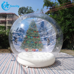 Giant Inflatable Snowball Custom Inflatable Christmas Snow Globe high quality inflatable Christmas photo snow globes for sale