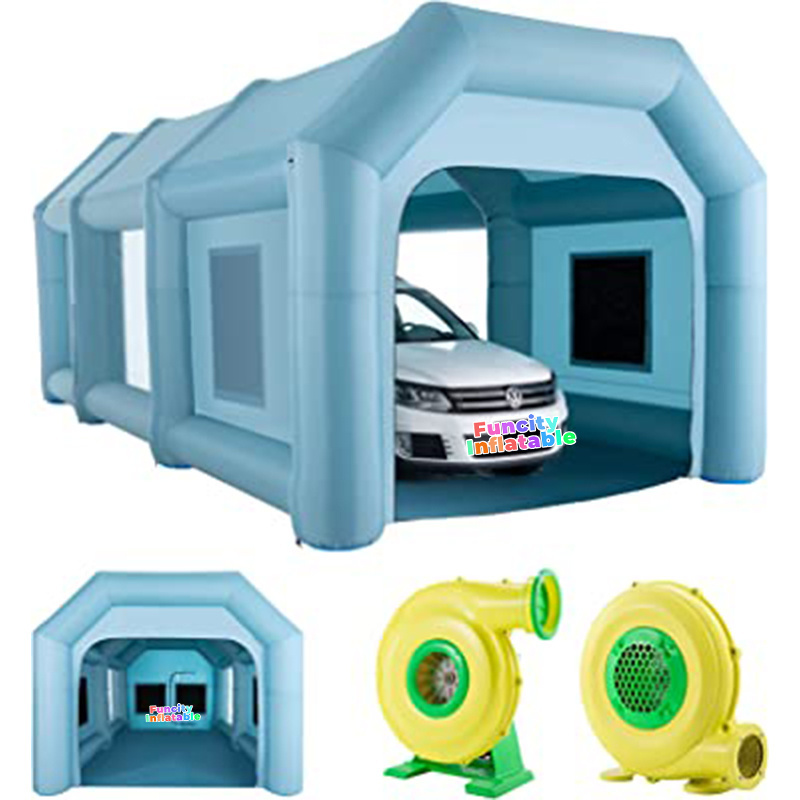 Inflatable Paint Booth,Inflatable Spray Booth with powerful Blower,More Durable Portable Spray Painting Tent