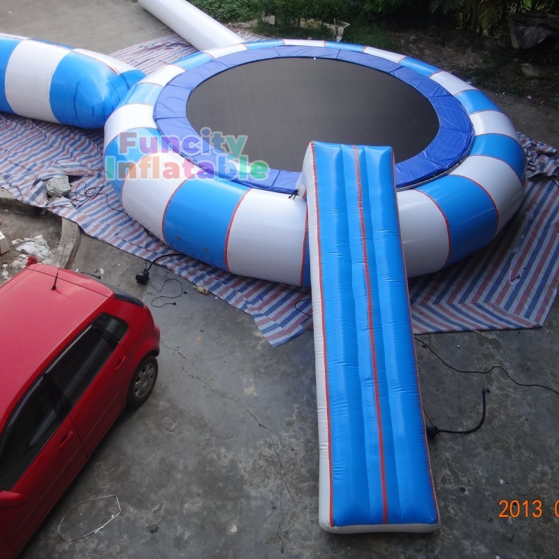 Joyful Water Park Customize For Children & Adult Play Inflatable Equipment Water Trampoline