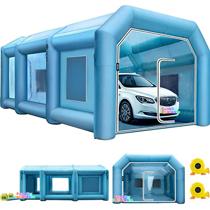 Inflatable Paint Booth,Inflatable Spray Booth with powerful Blower,More Durable Portable Spray Painting Tent