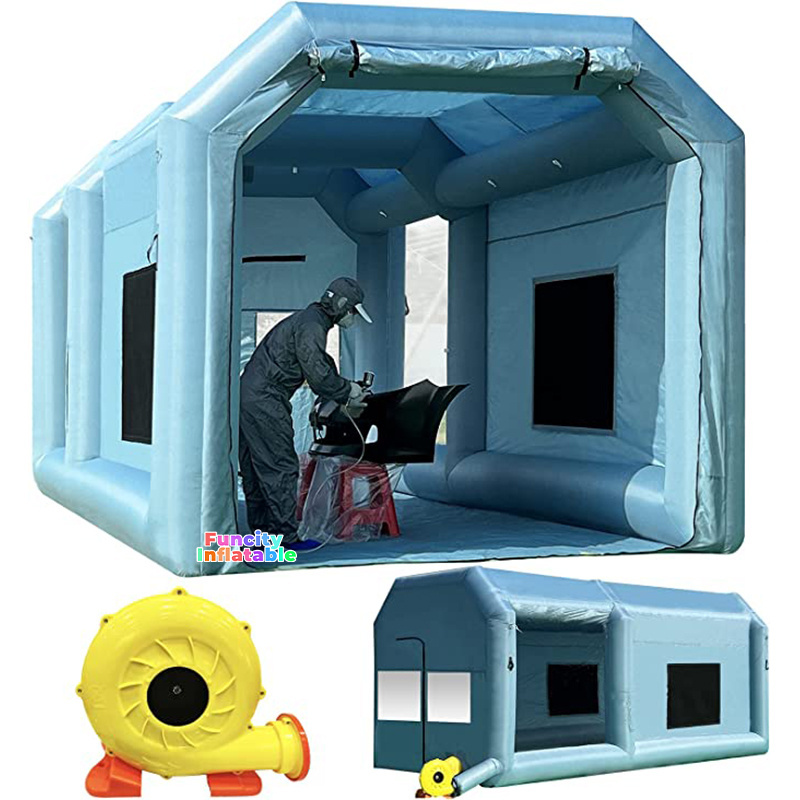 Inflatable Paint Booth,Inflatable Spray Booth with powerful Blower,More Durable Portable Spray Painting Tent