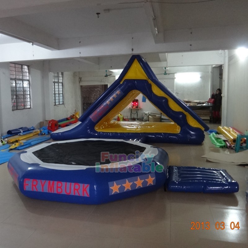 High Quality Wholesale Price Outdoor Water Beach Park Inflatable Water Park Equipment Floating Trampoline