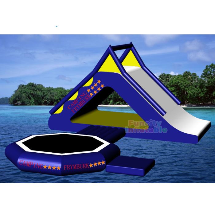 High Quality Wholesale Price Outdoor Water Beach Park Inflatable Water Park Equipment Floating Trampoline